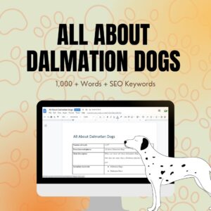 All About Dalmation Dogs