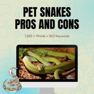 Pet Snakes Pros and Cons